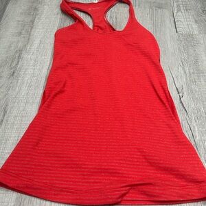 Striped athletic Lululemon shirt